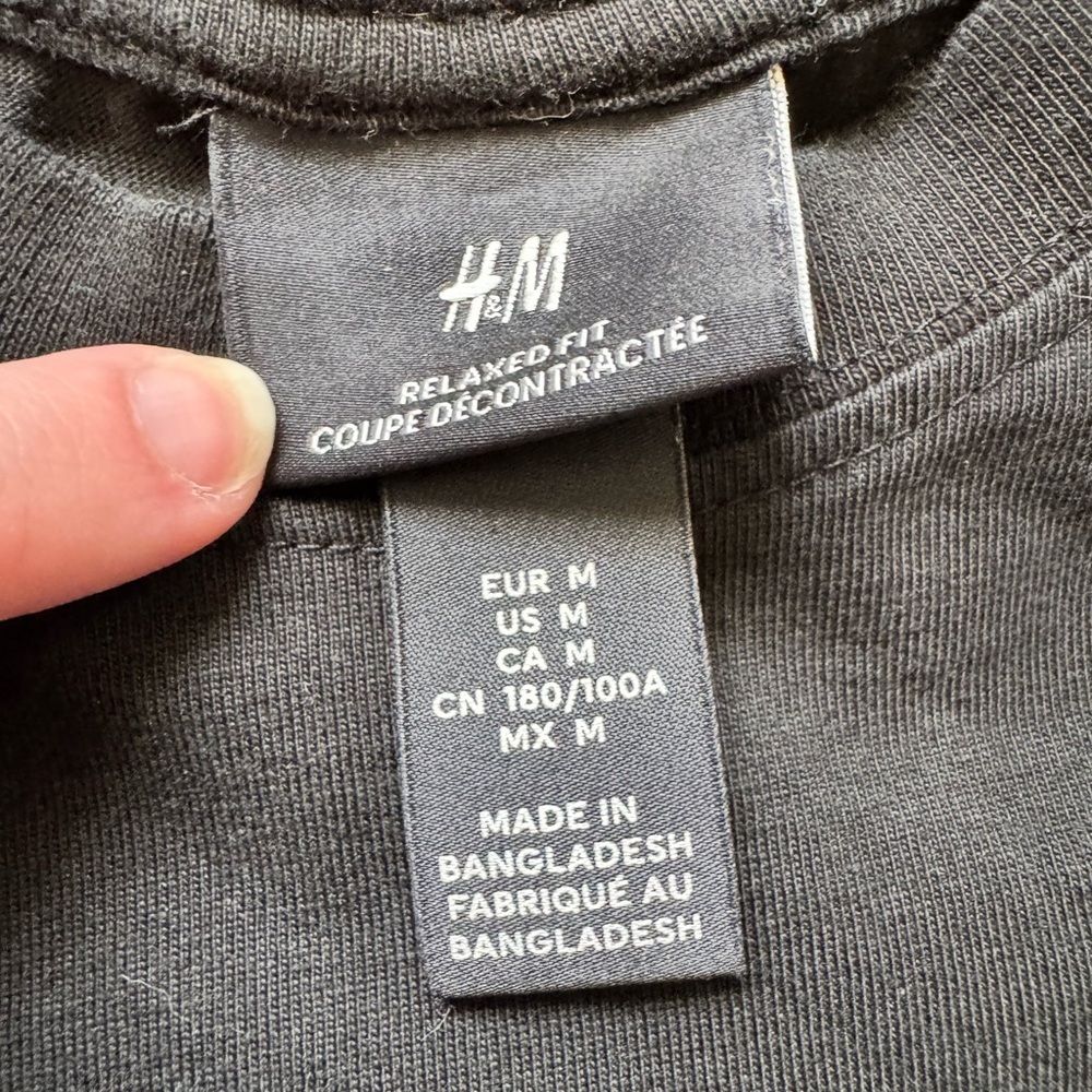 Men’s H&M blue lagoon T-shirt, size Medium - Picture 6 of 6